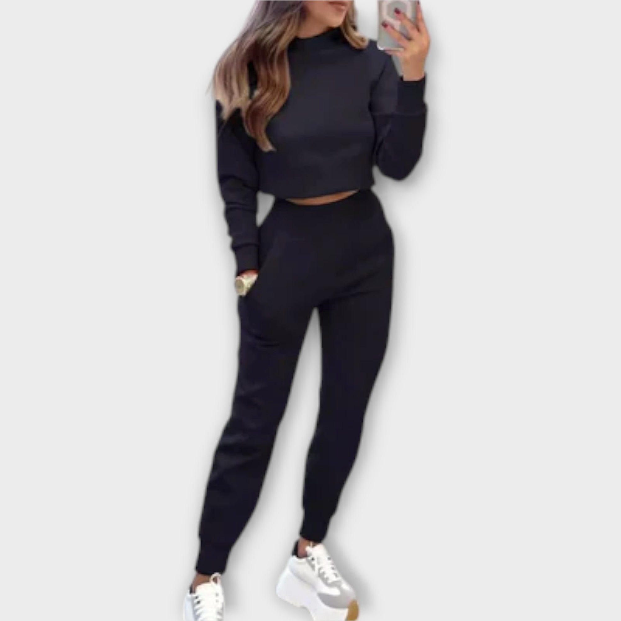 Jogginganzug Damen Pullover und Hose Lockere Passform – Brooklyn