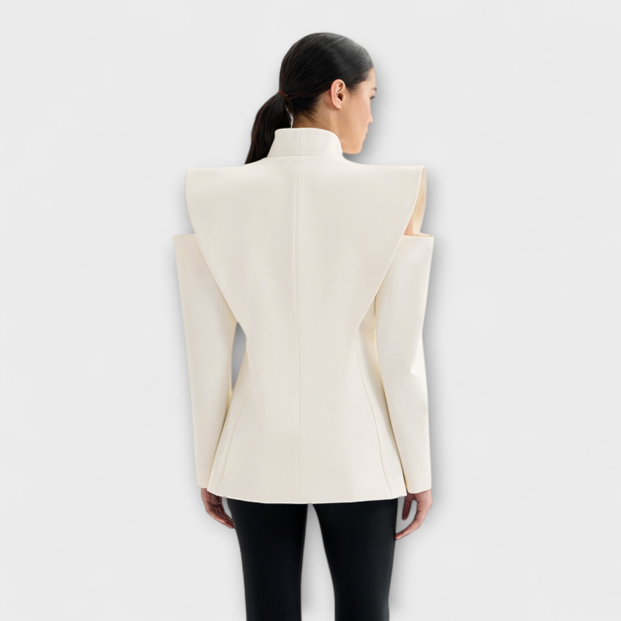 Blazer Damen Tailliert Schulterbetont Elegant Büro – Valeria
