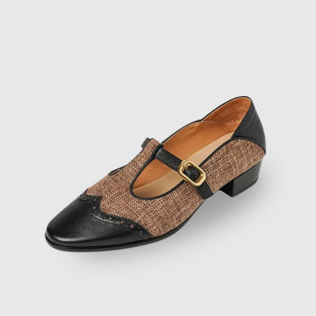 Sophie - Vintage-Schnallenschuhe