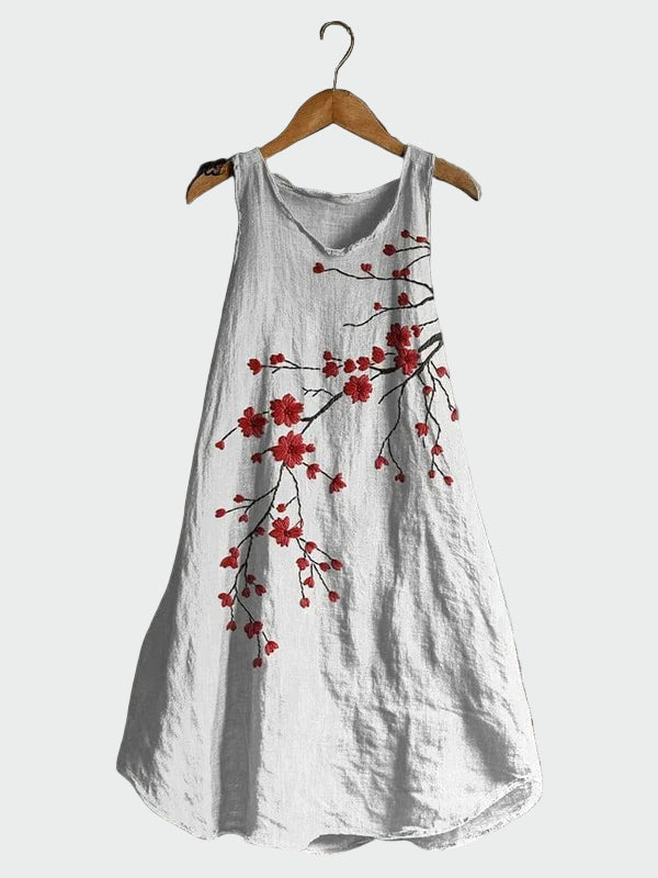 Kleid mit Kirschblütenmuster