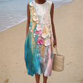 Bequemes Sommerkleid Ärmellos