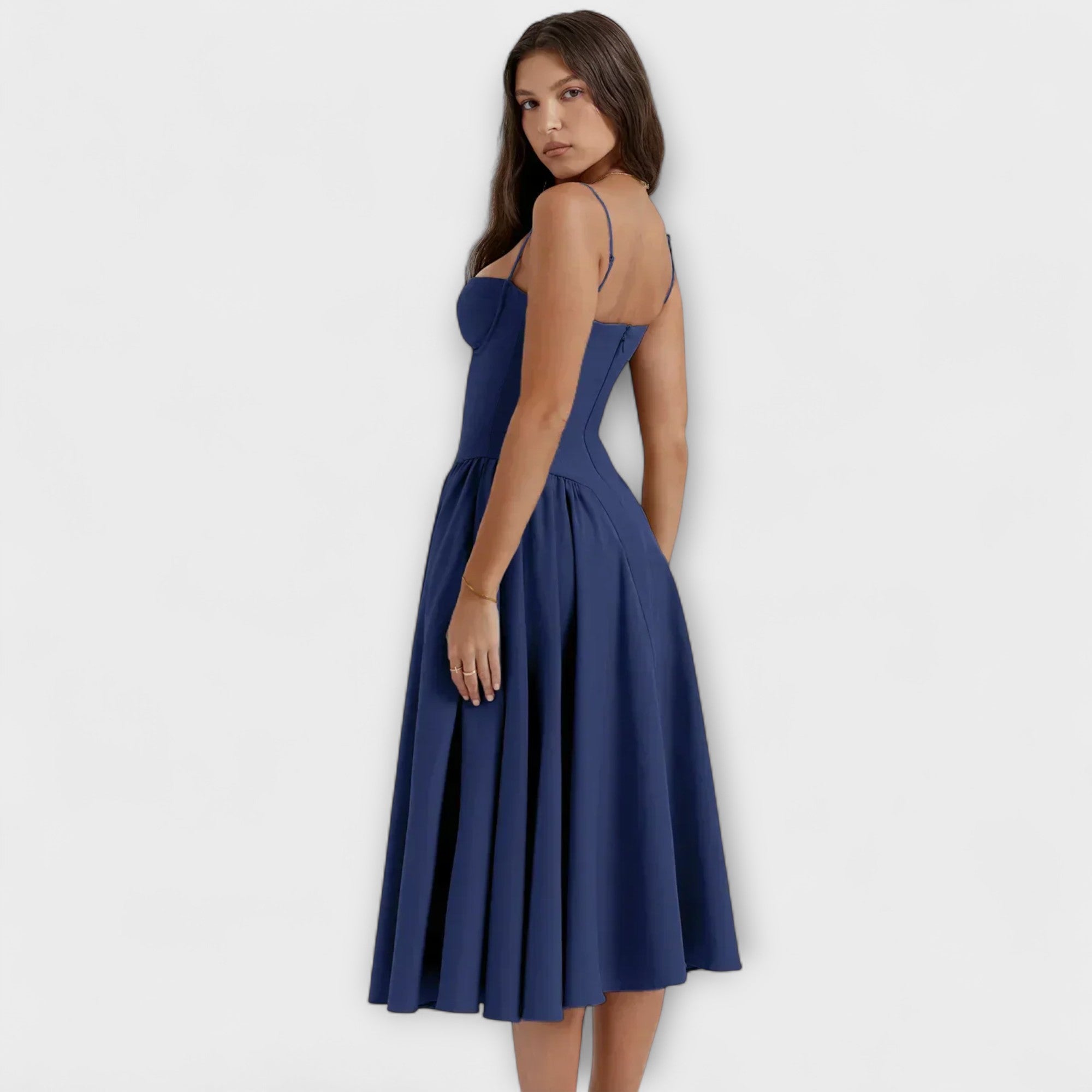 Rosalie - Verfeinertes ärmelloses Korsettkleid