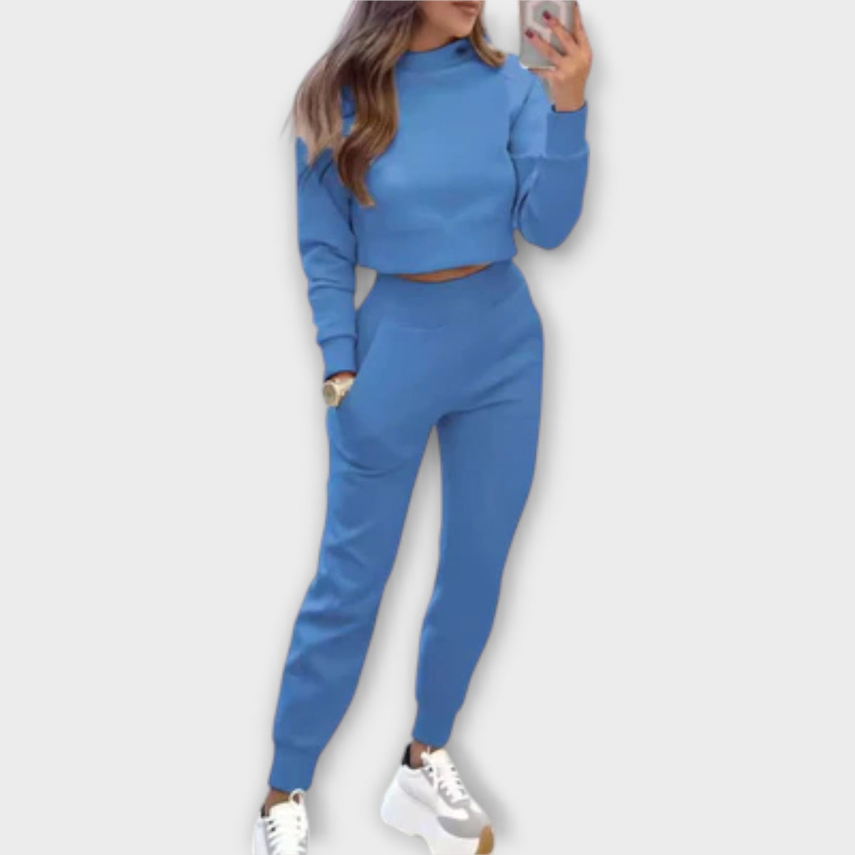 Jogginganzug Damen Pullover und Hose Lockere Passform – Brooklyn