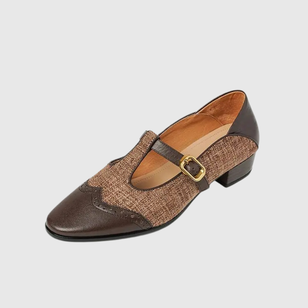 Sophie - Vintage-Schnallenschuhe