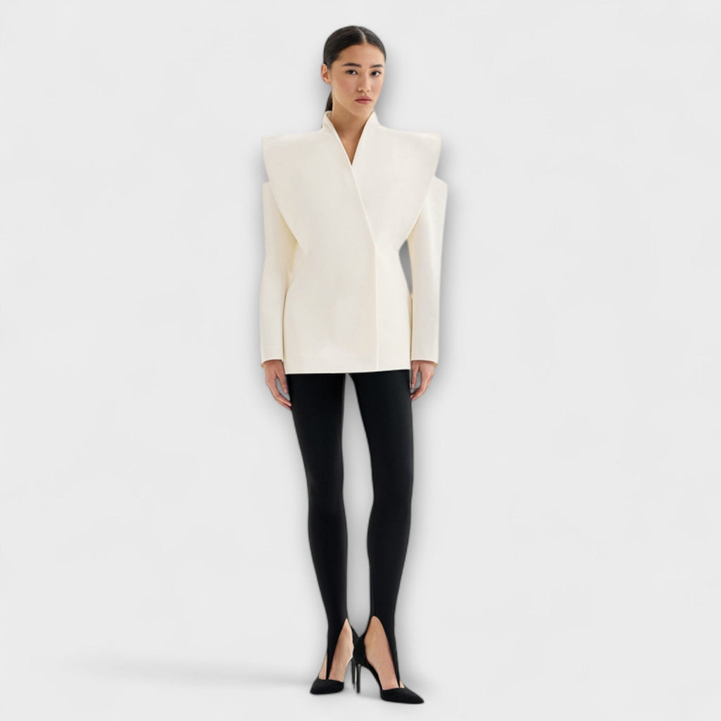 Blazer Damen Tailliert Schulterbetont Elegant Büro – Valeria