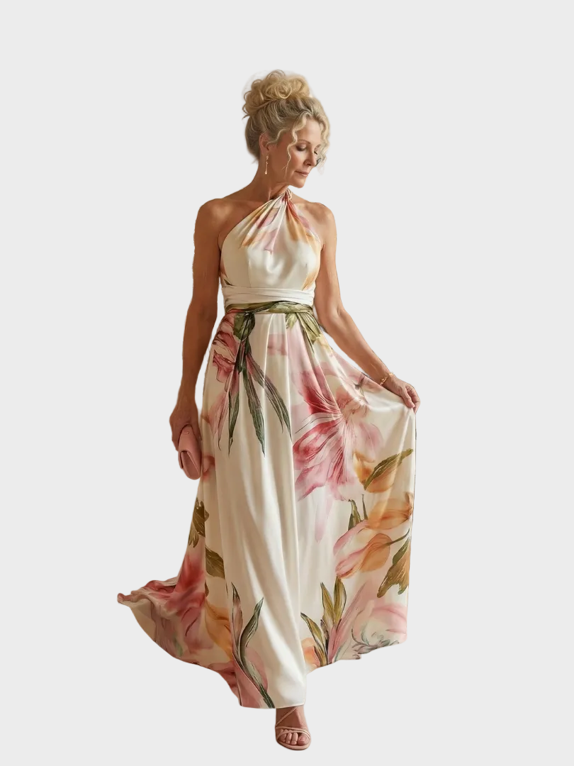 Emilia - Maxikleid mit Blumenmuster
