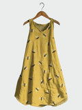 Kleid mit Bienenmuster