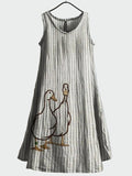 Kleid mit Entenpaar