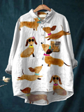 Bettina | Lässiges T-Shirt mit Hundekunst