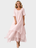 Liora - Luftiges Maxikleid in Lagenoptik