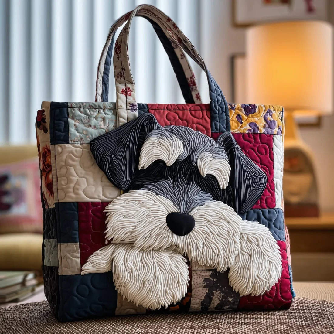 Gesteppte Tasche - Schnauzer