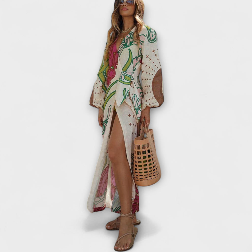 Tracey - Bindetunika Maxikleid