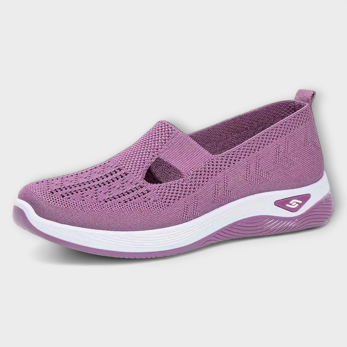 Wanderschuhe Damen Orthopädisch Komfort-Fussbett Lila – Martha
