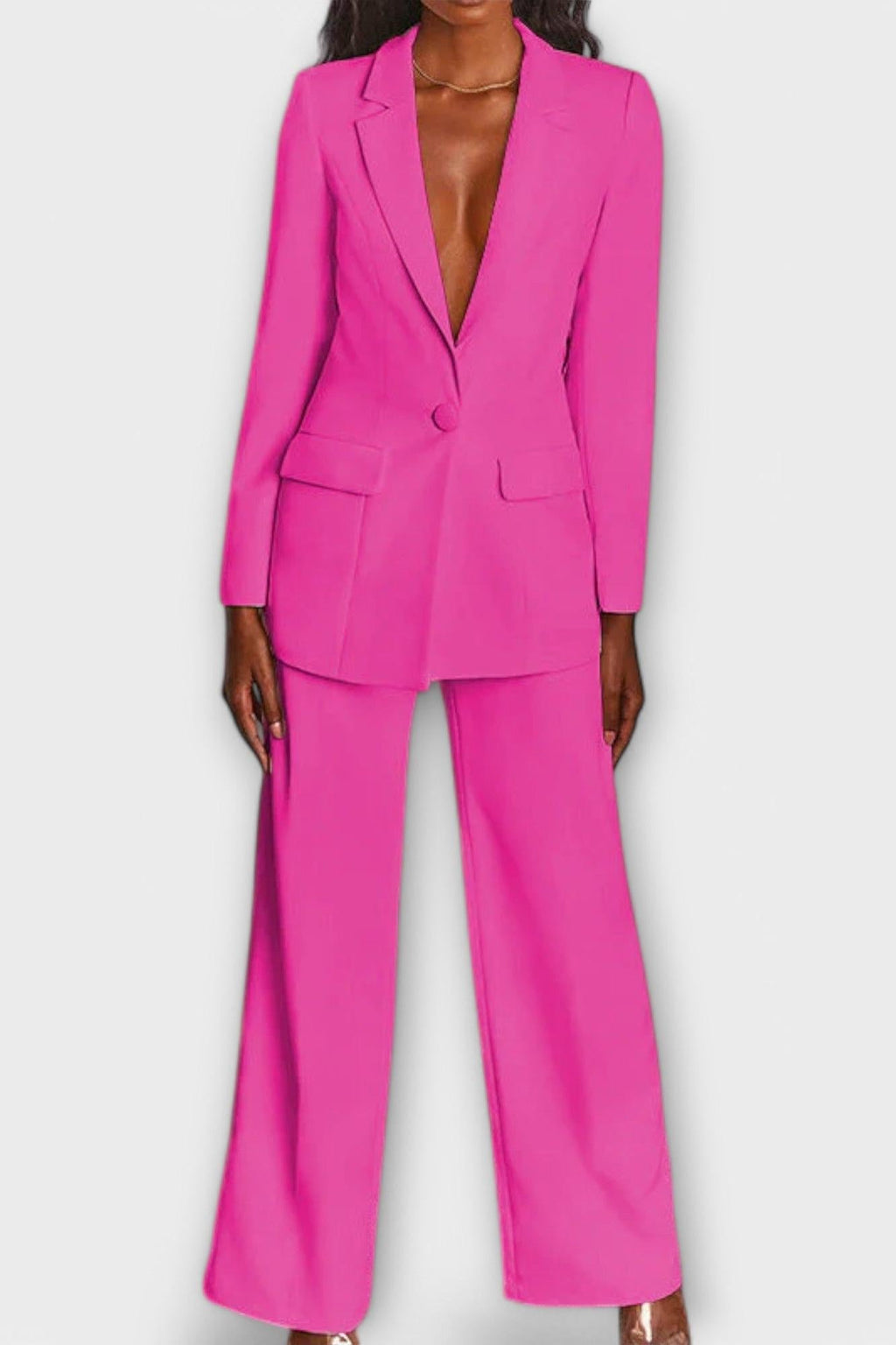 Annemarie | Schwarzes Blazer-Set