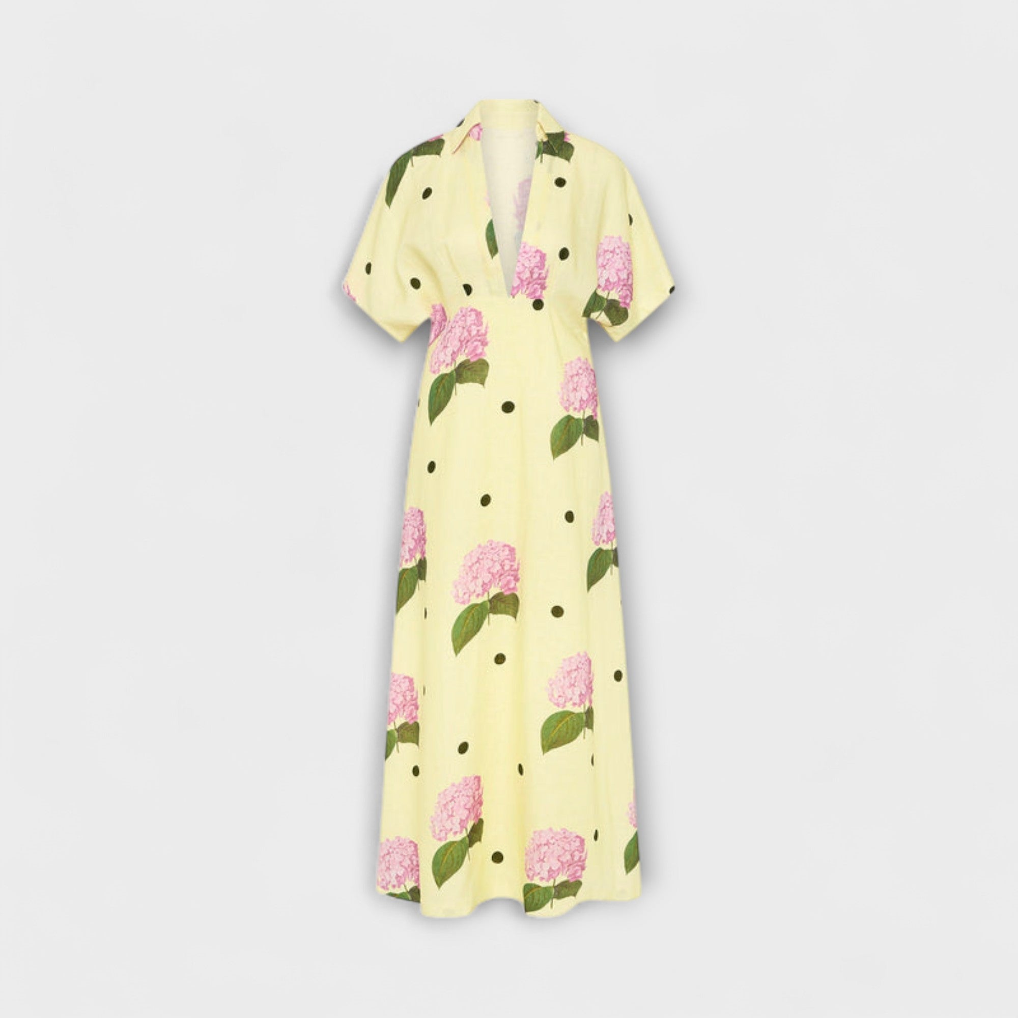 Kayla - Langes Fliessendes Kleid