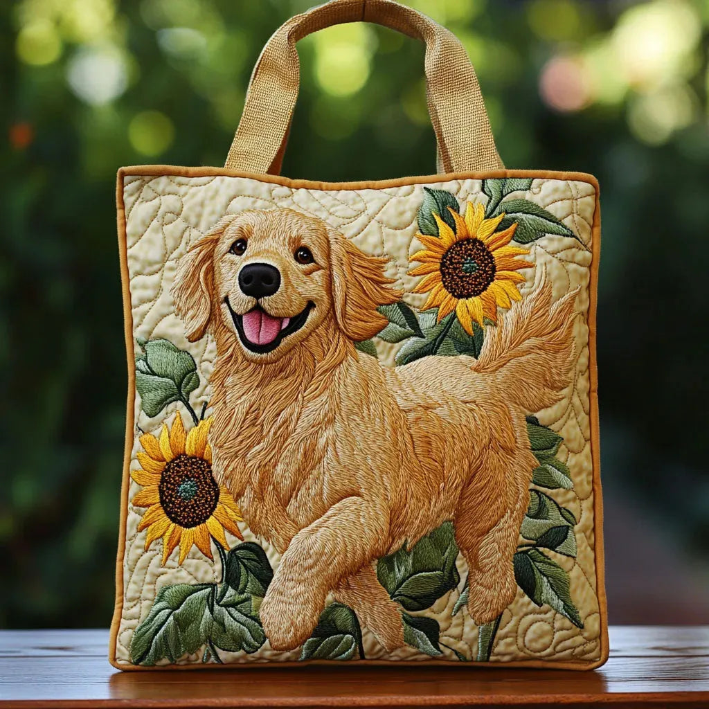 Gesteppte Tasche - Golden Retriever