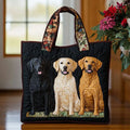 Gesteppte Tasche - Drei Labradore