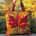 Gesteppte Tasche - Ahornblätter