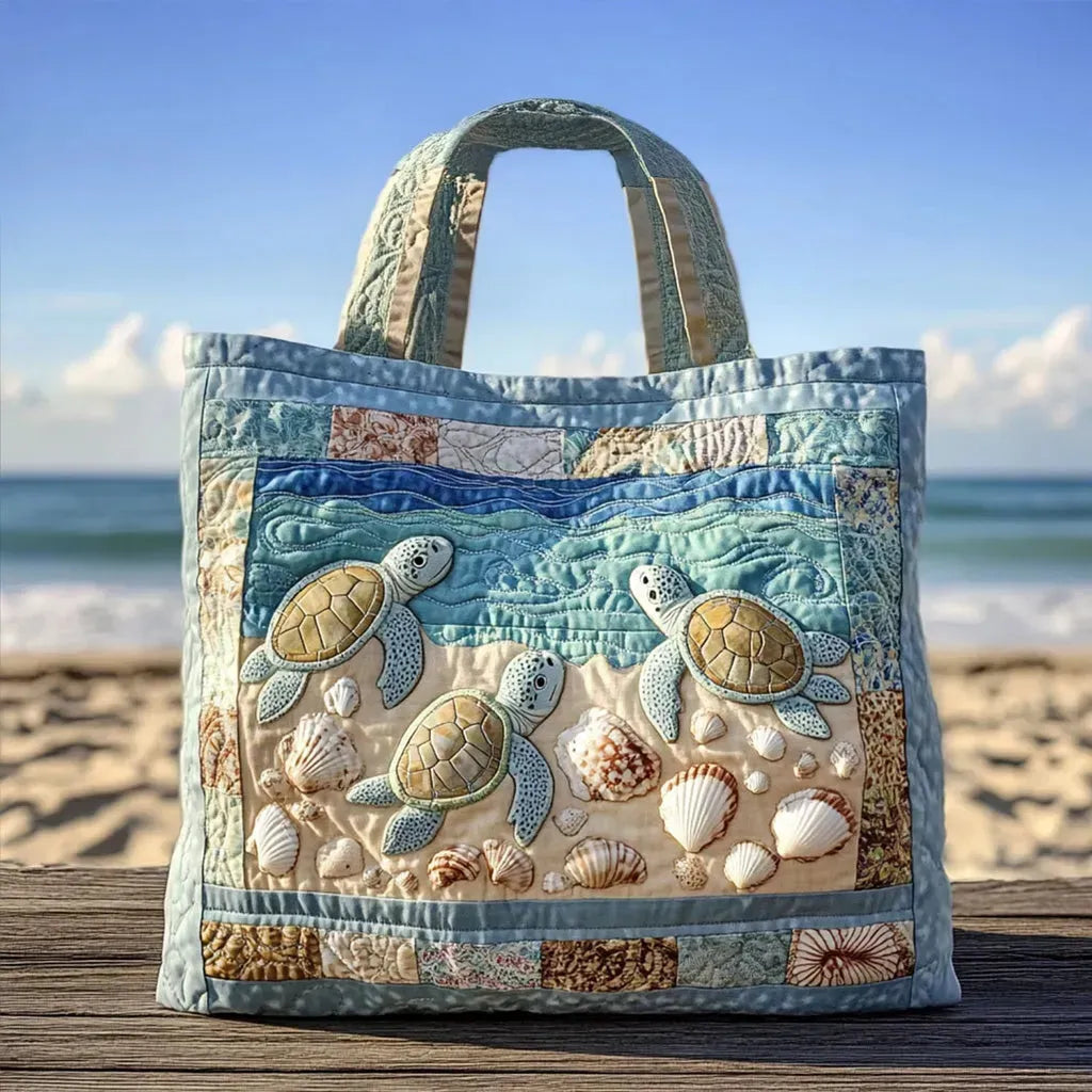 Gesteppte Tasche - Schildkröte