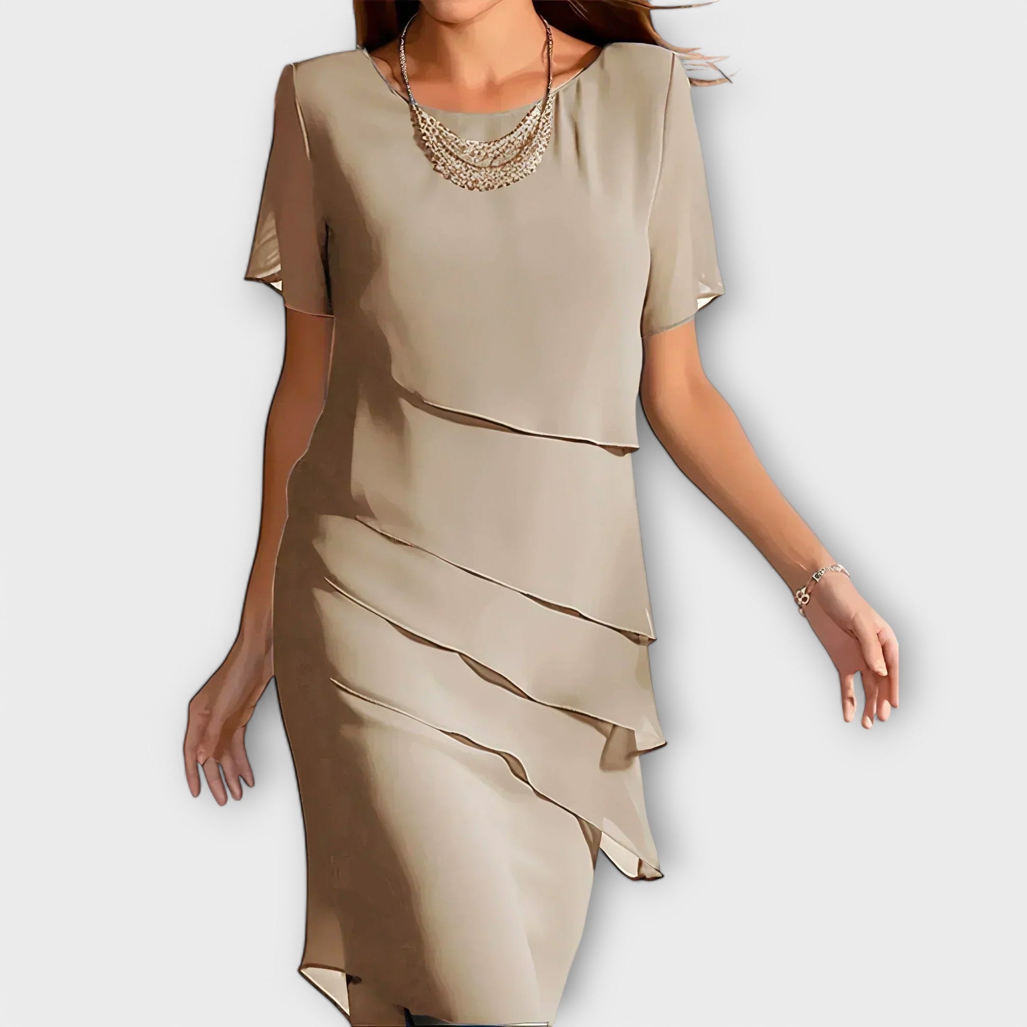 Katharina - Stilvolles figurbetonte Kleid