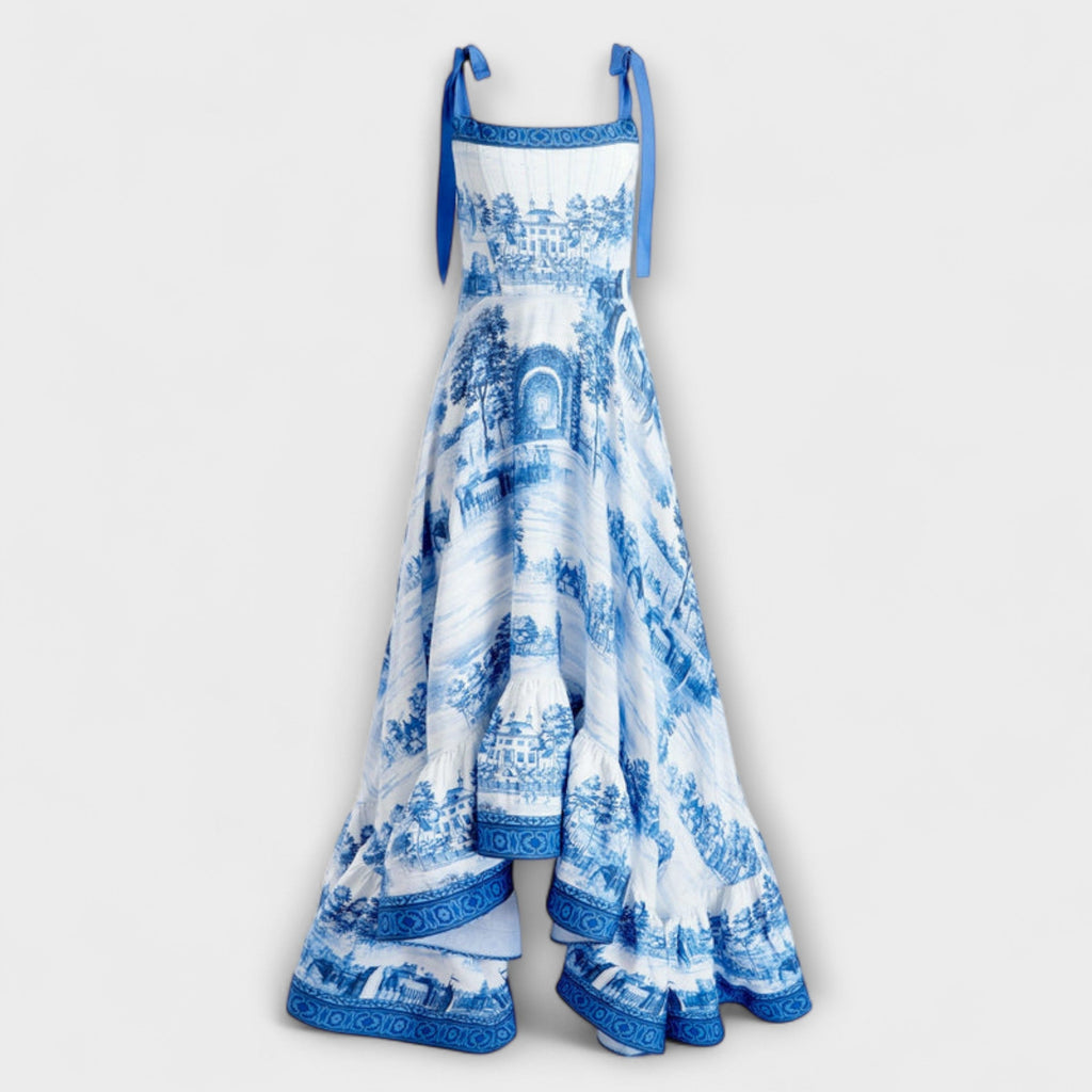 Lucia - Charmantes Blumenkleid Maxi