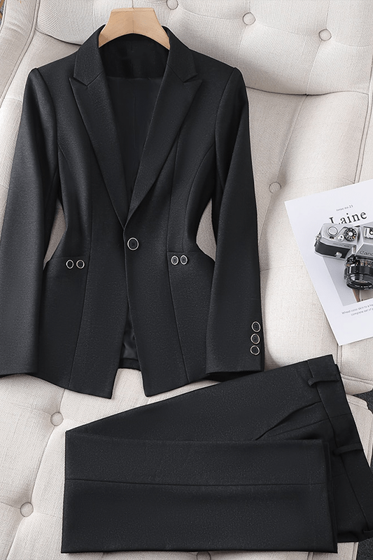 Theres | Grünes Blazer-Set