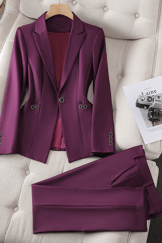 Theres | Grünes Blazer-Set