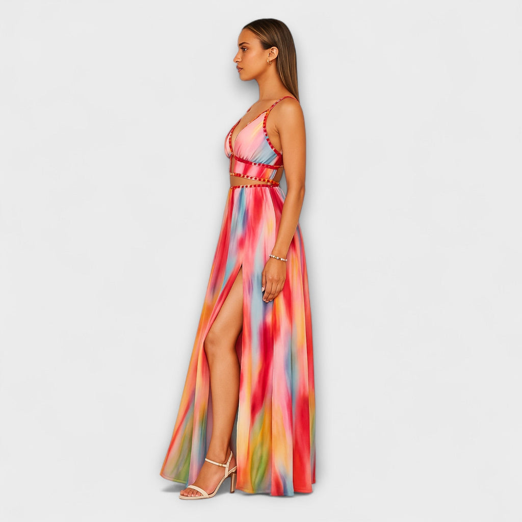 Freya - Gemaltes Maxikleid