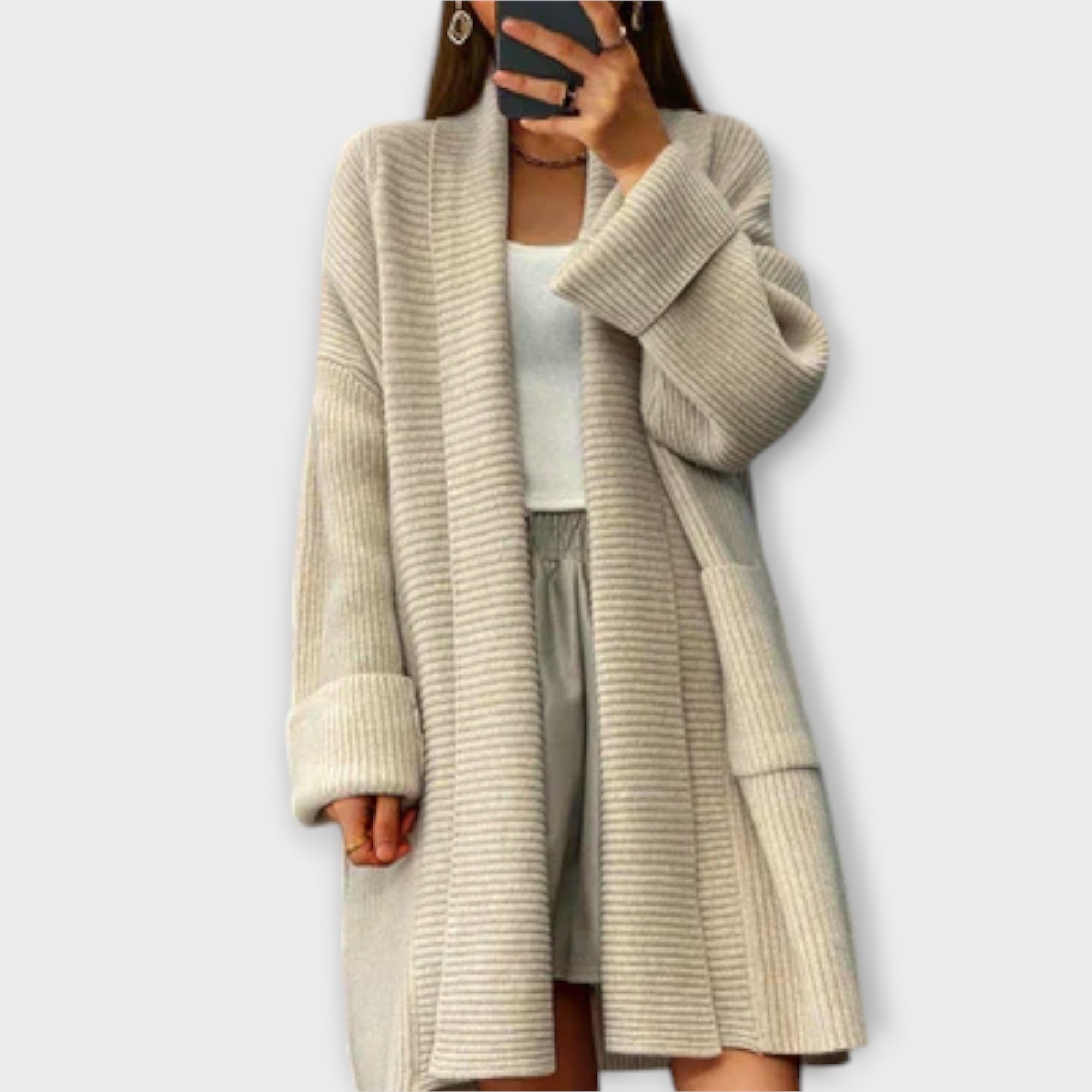 Euphemia - Langer Cardigan