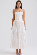 Alexandra - Romantisches Maxikleid mit Blumenmuster