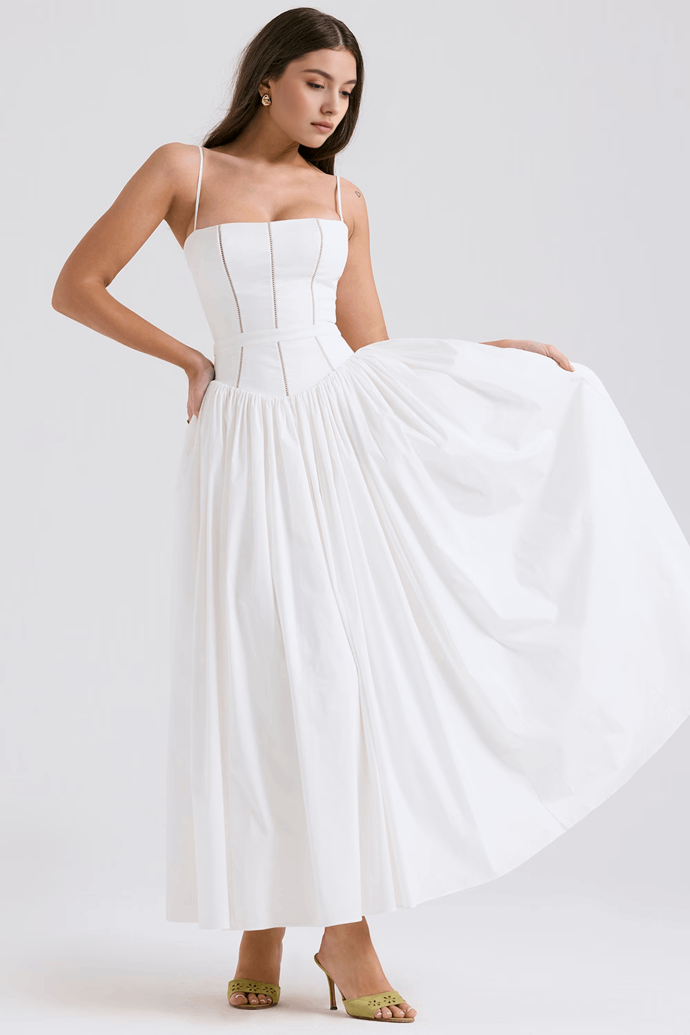 Alexandra - Romantisches Maxikleid mit Blumenmuster