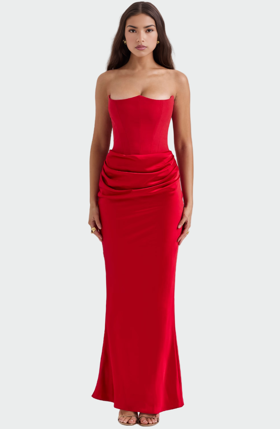 Eliška - Trägerloses Abendkleid