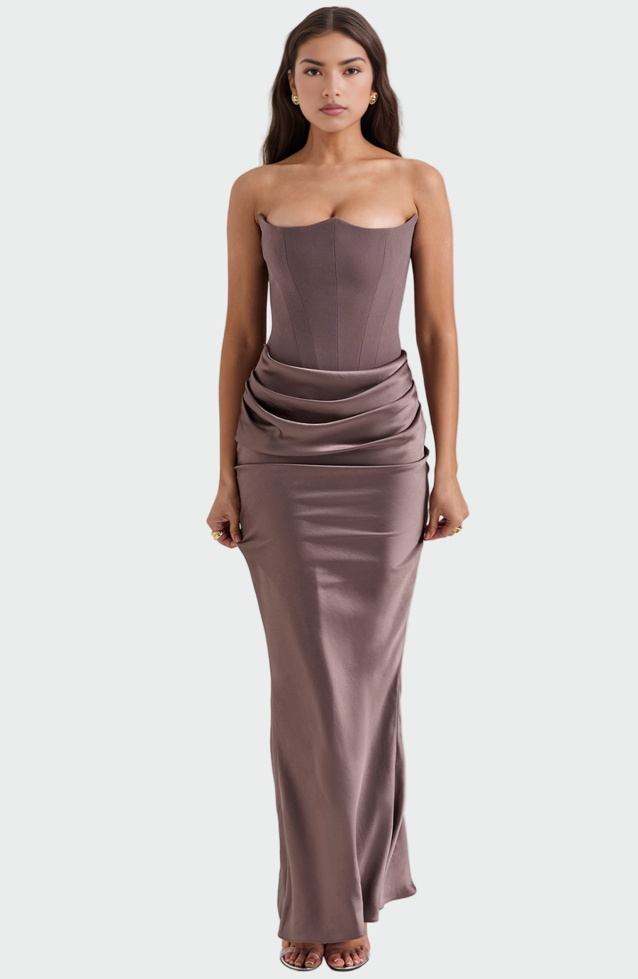 Eliška - Trägerloses Abendkleid