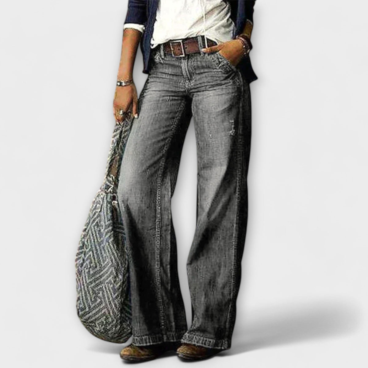 Cess - Denim-Hose mit weitem Bein