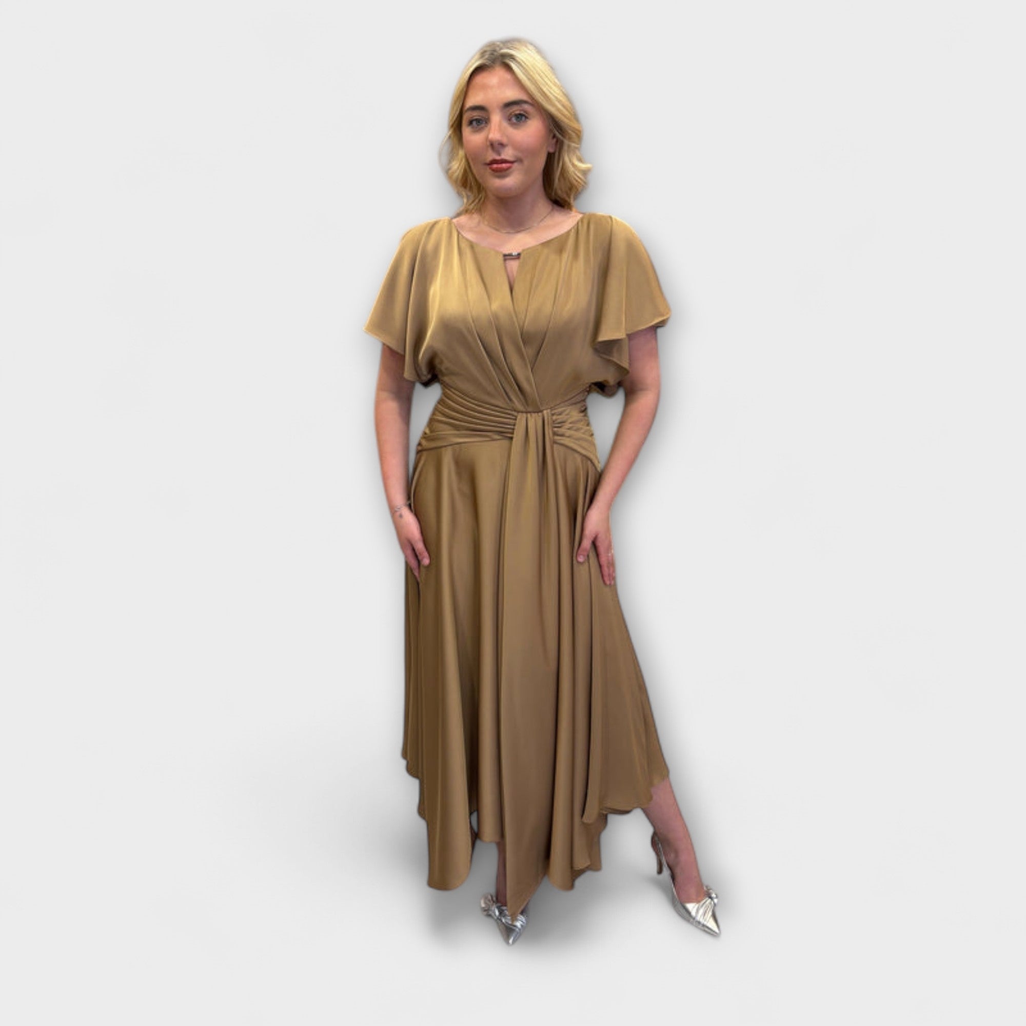 Anni – Maisonel Drapiertes Rockkleid