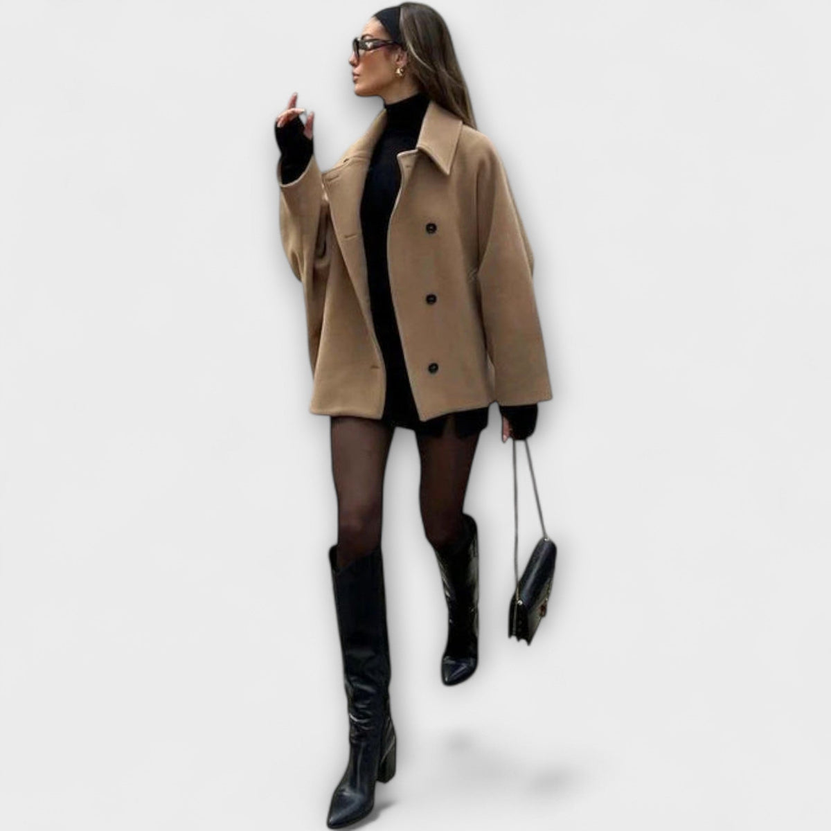Lovie - Oversized Mantel mit urbanem Chic