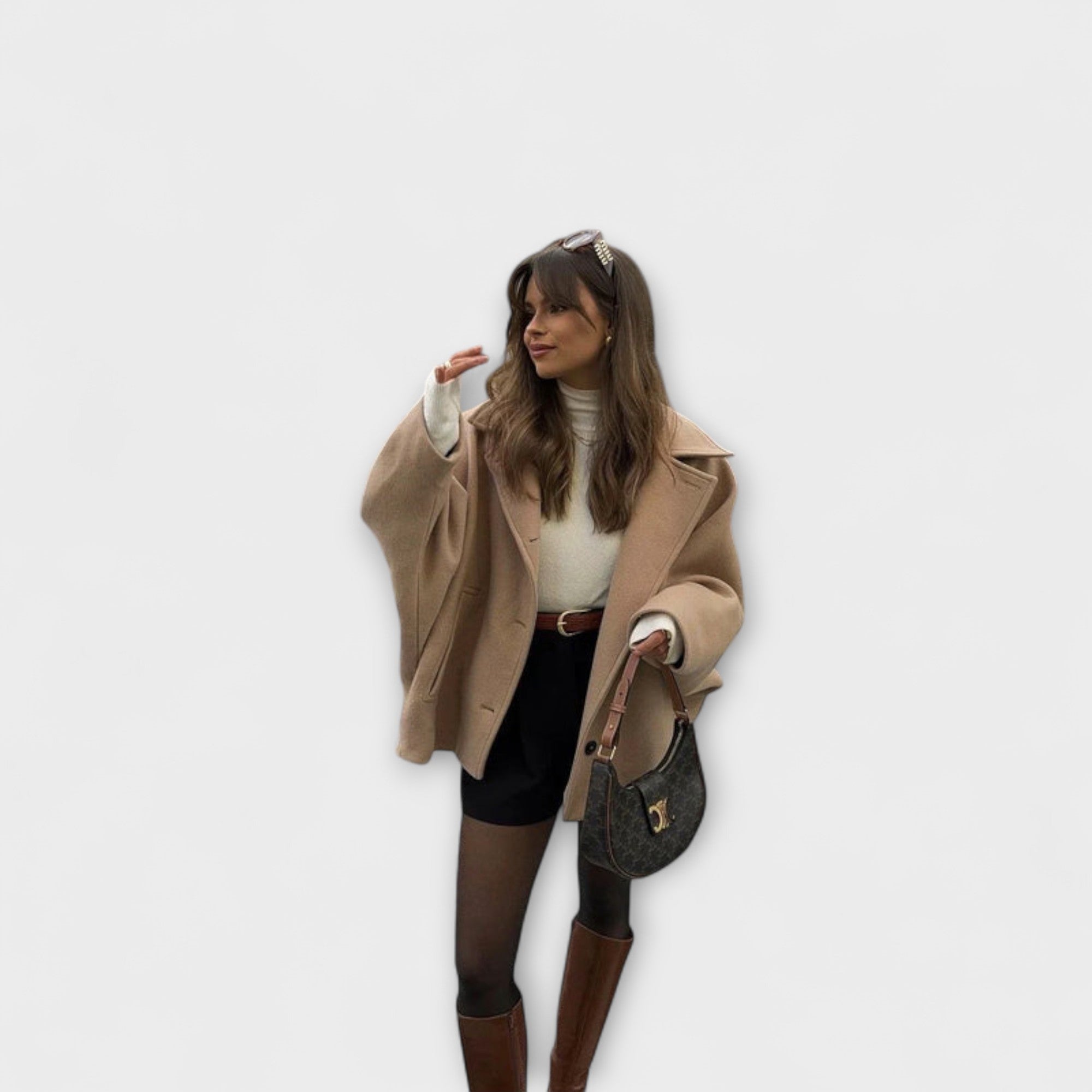 Lovie - Oversized Mantel mit urbanem Chic