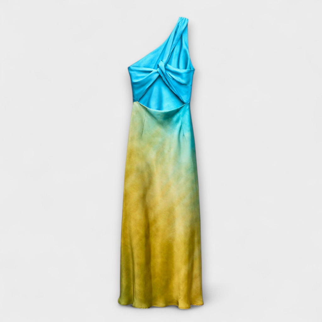 Arabella - Ein-Schulter Midi-Kleid