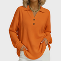 Sweatshirt Damen Bedruckt Warm Rot Schwarz Weiss – Laura