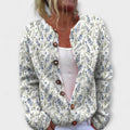 Mira – Blumen-Cardigan aus Wollmischung