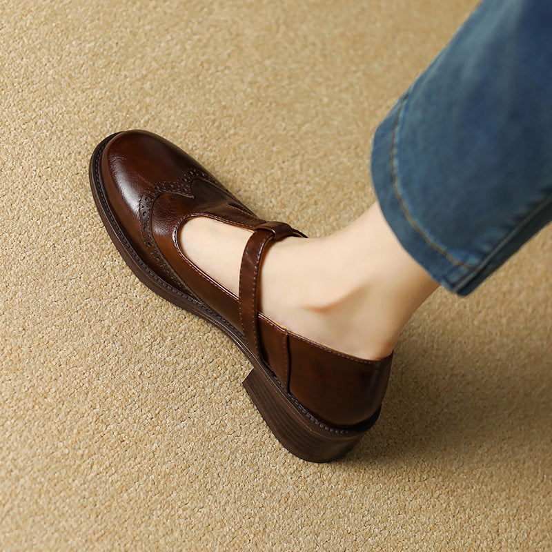 Amélie - Klassische Riemchenschuhe