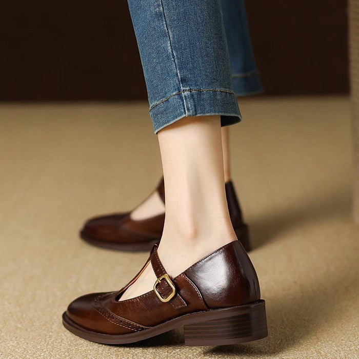 Amélie - Klassische Riemchenschuhe