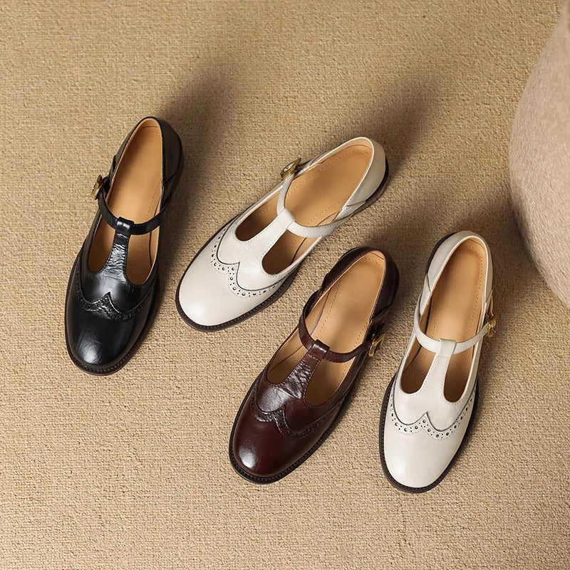 Amélie - Klassische Riemchenschuhe