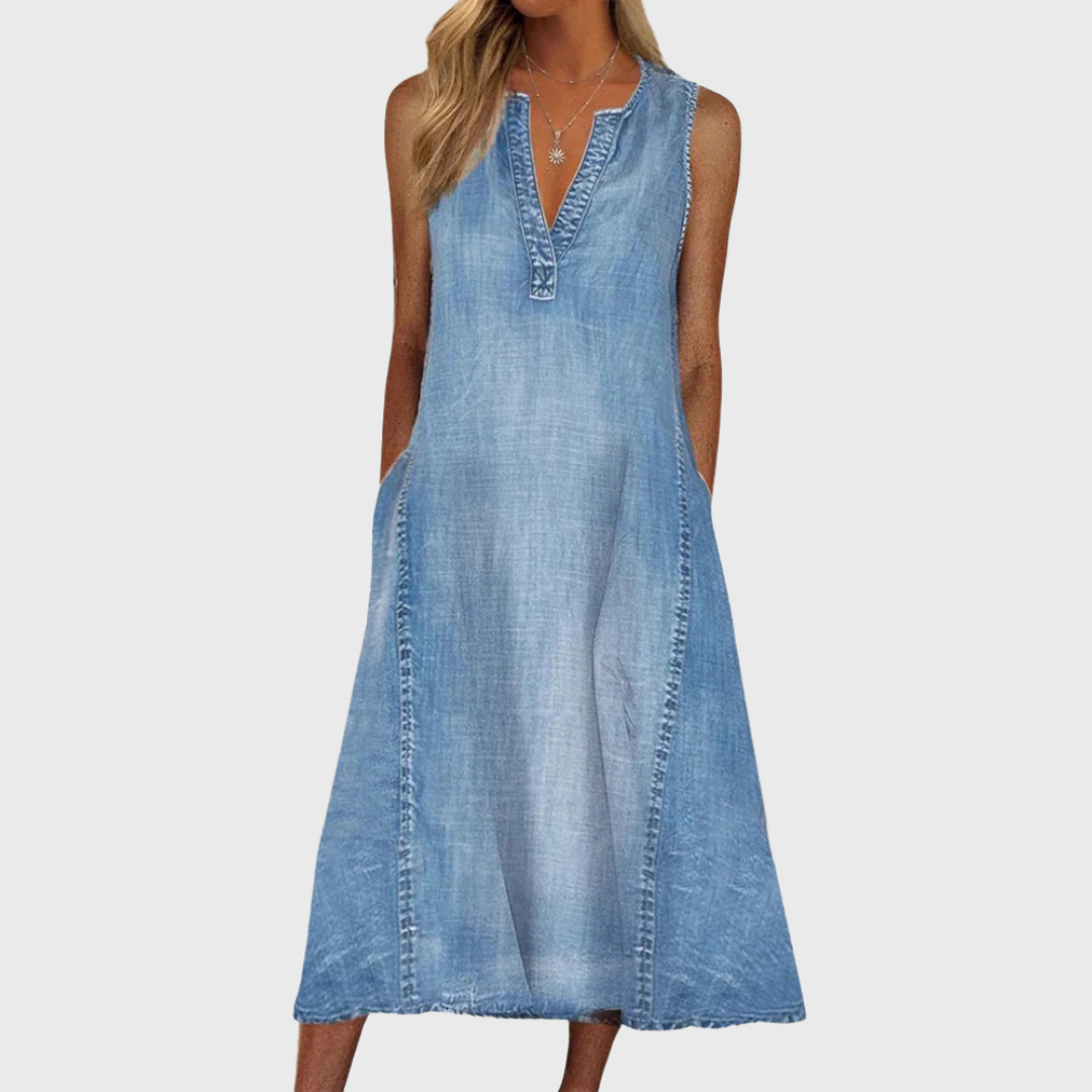 Bequemes Jeanskleid