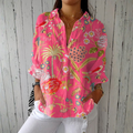 Joana - Bluse mit tropischem Blumenmuster