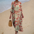 Langes, fliessend-elegantes und bequemes Kleid