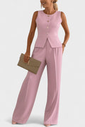 Vanessa | Rosafarbenes Blazer-Set