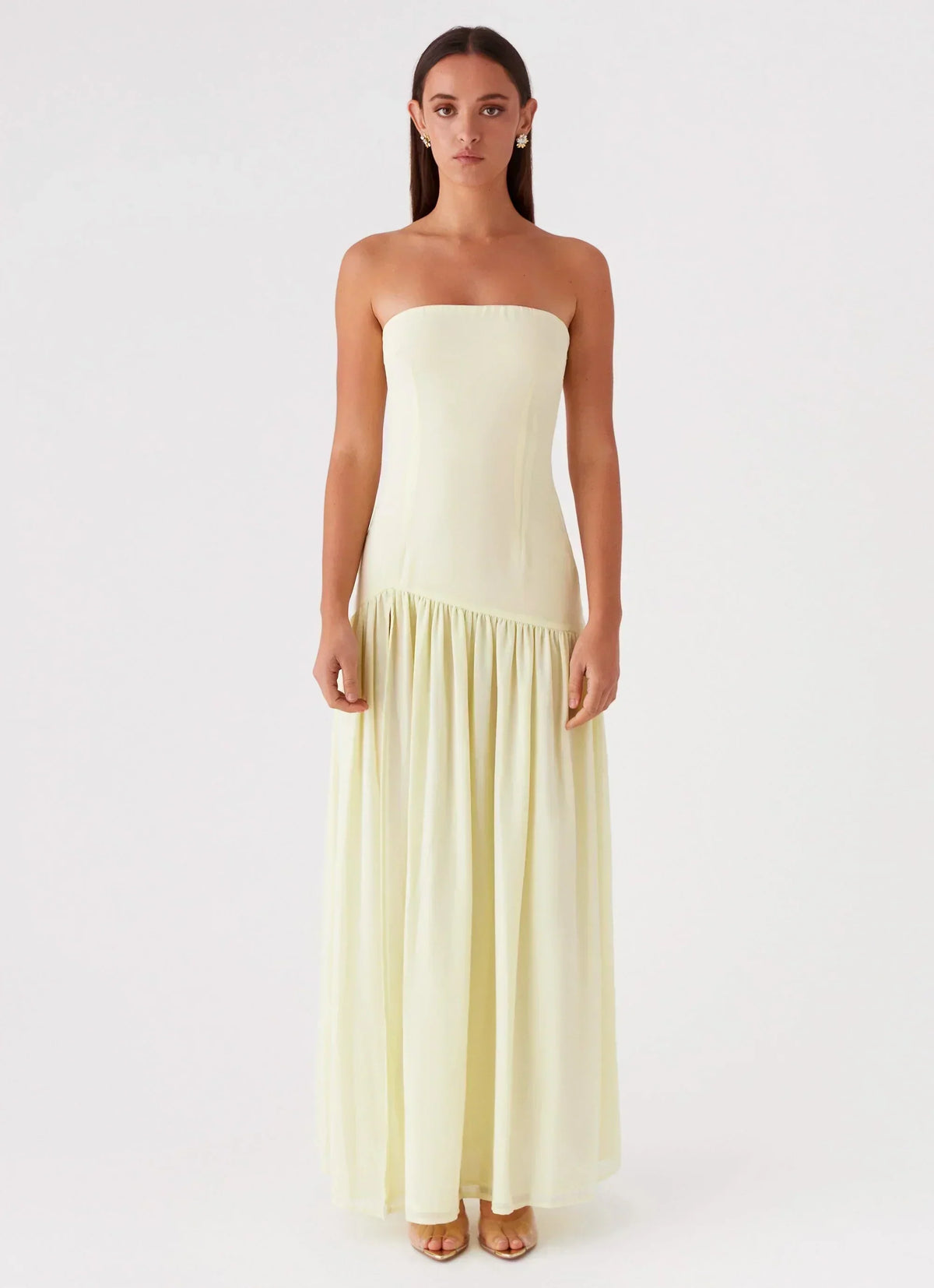 Alexandra - Trägerloses Maxikleid