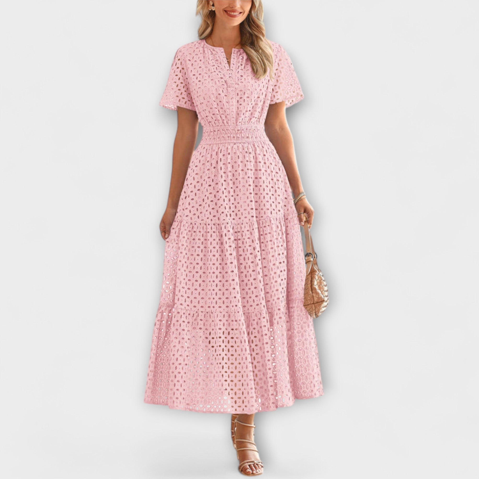 Linette - Elegantes Spitzen-Sommerkleid
