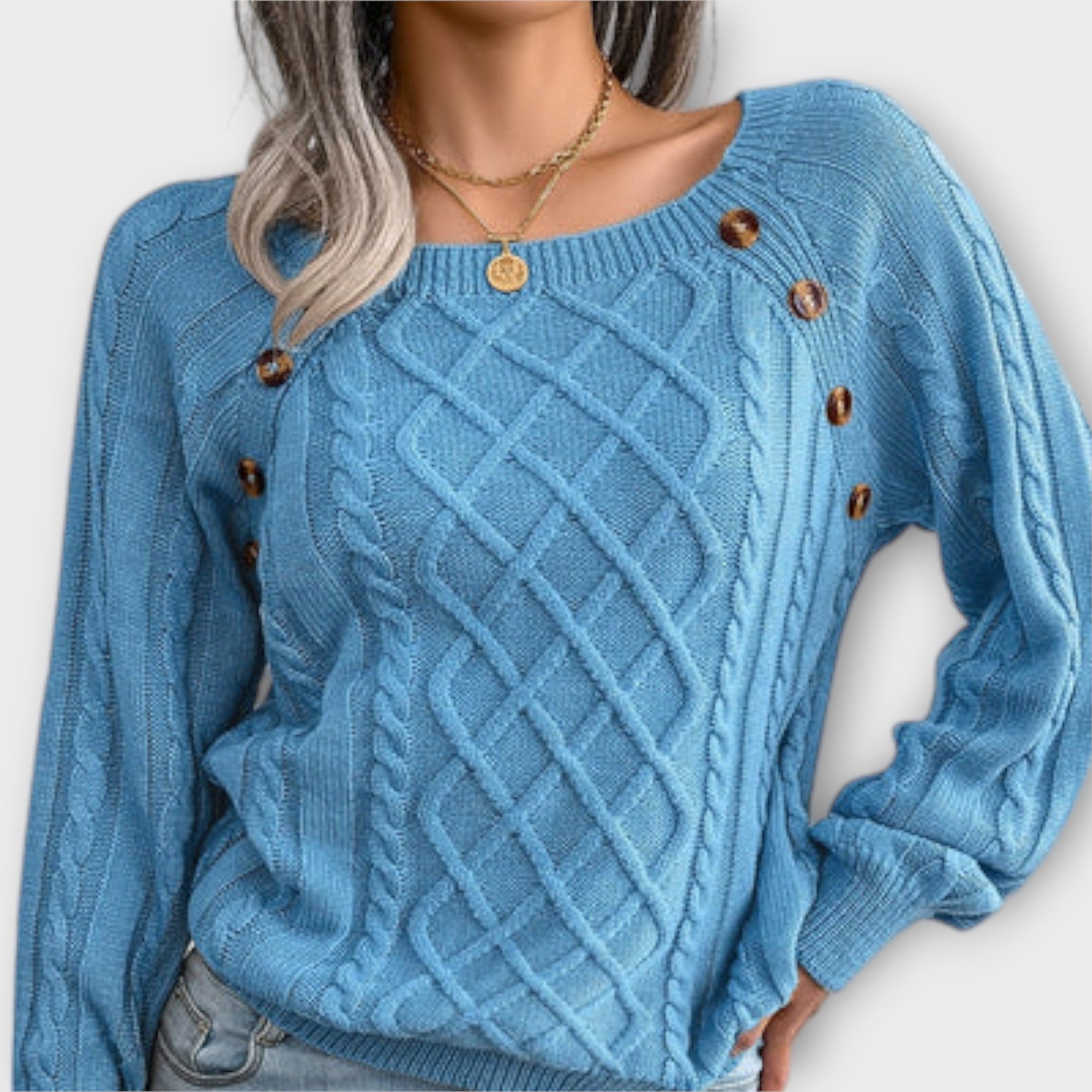 Malia - Pullover mit Knöpfen